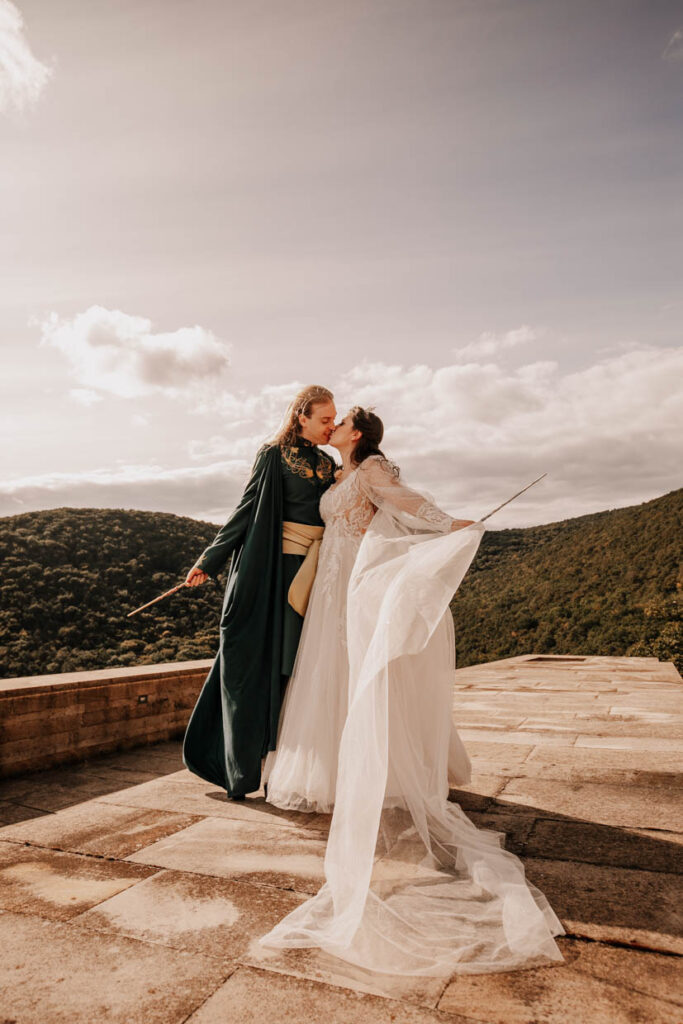 Stephanie & Frank feiern Harry Potter Hochzeit im Hambacher Schloss, Hochzeitsfotograf Marcel Schmidt 125